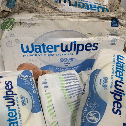 WaterWipes Plastic-Free Original Unscented 99.9% Water Based Baby Wipes 660