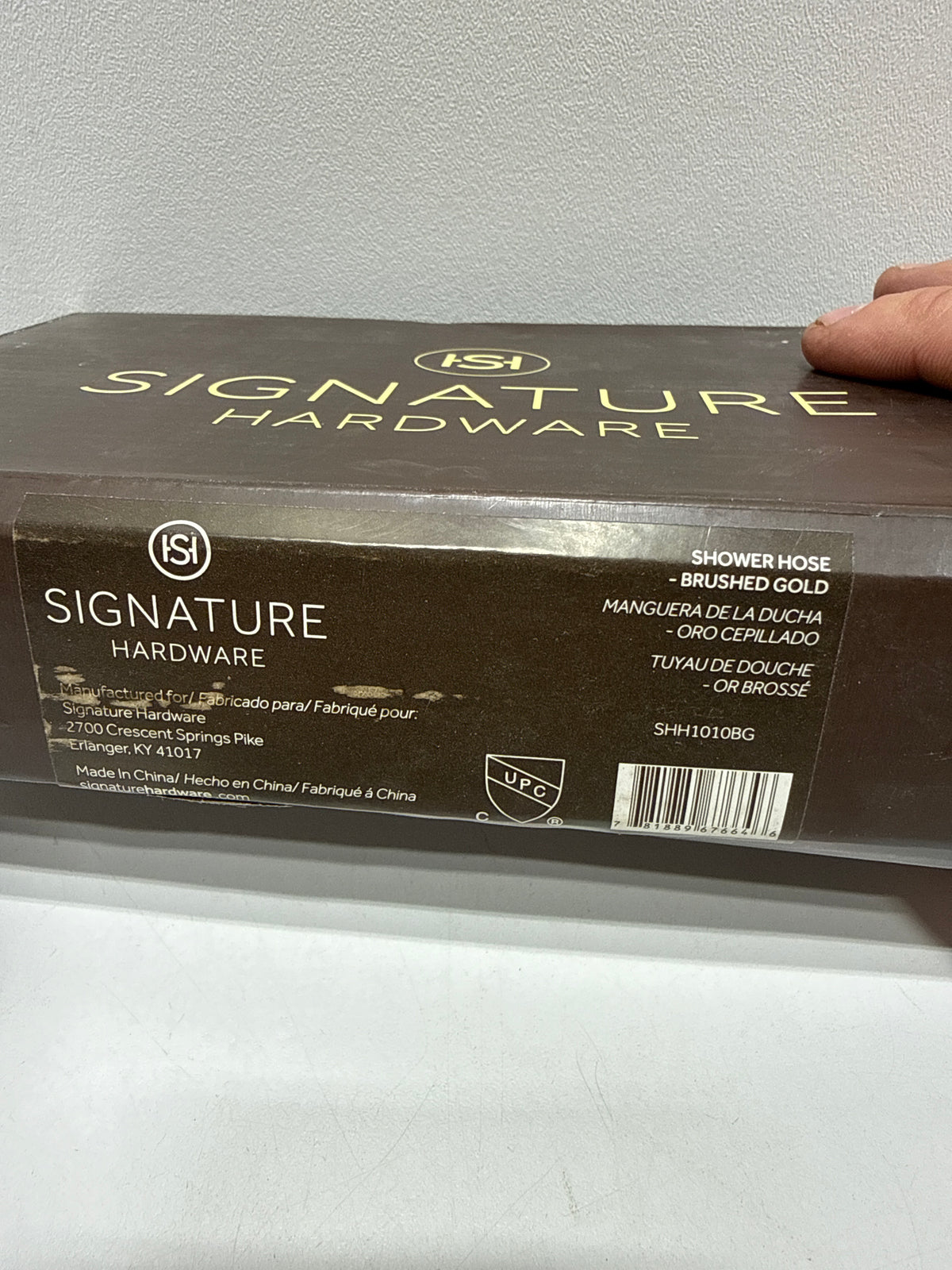 Signature Hardware 948938 FundamentALL 60" Hand Shower Hose Brushed Gold