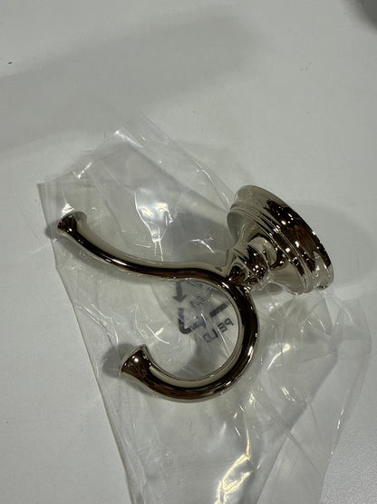 Delta 79735 Cassidy Double Robe Hook Brilliance Polished Nickel