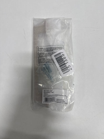 Belwith Keeler B077463 Brownstone 6-5/16’’ (160 Mm) Center to Center Traditional Cabinet Handle / Drawer Pull Champagne