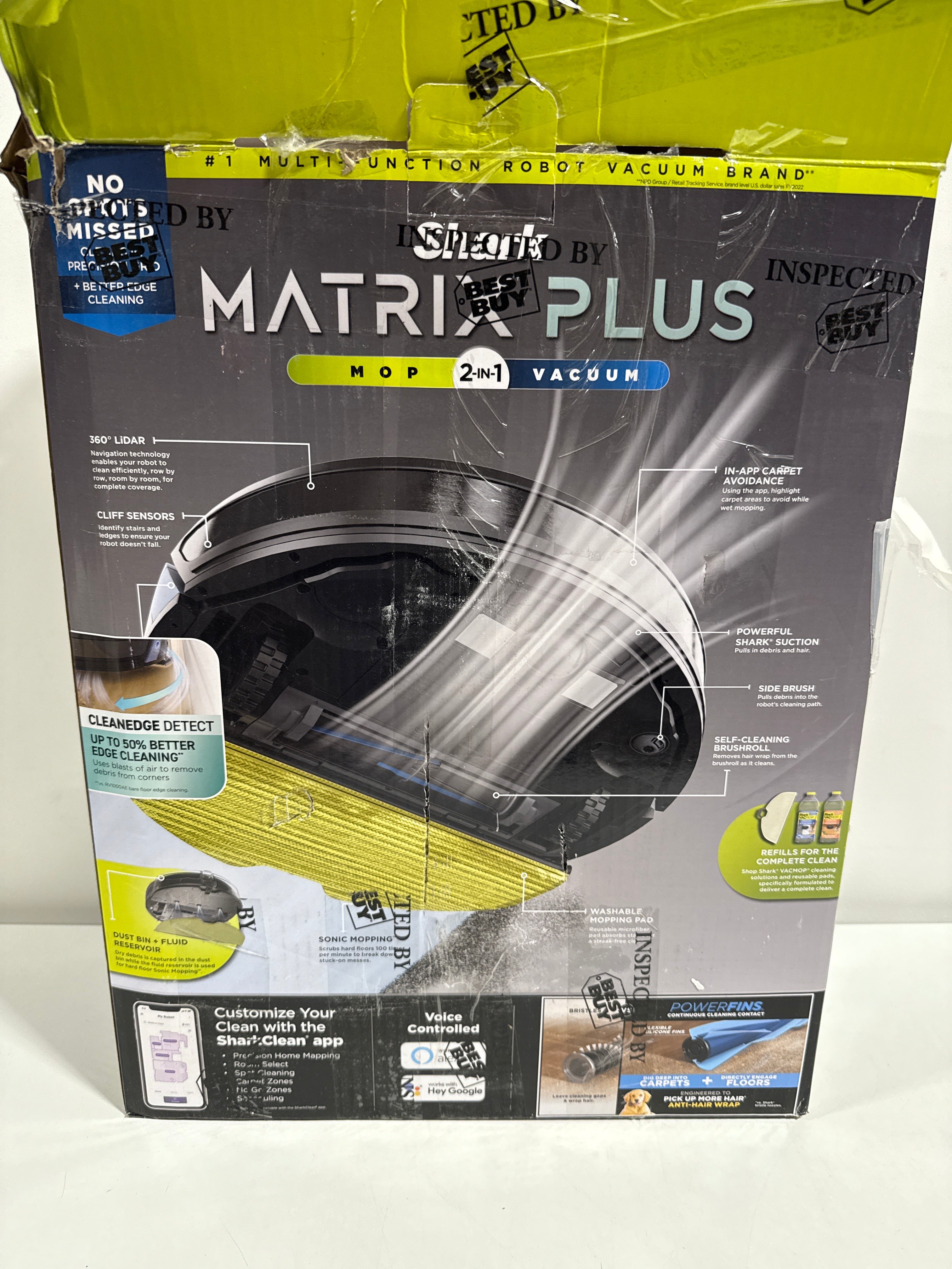 Used Shark - AI Ultra 2-in-1 Robot Vacuum & Mop with Sonic Mopping - *Vacuums & Carpet Cleaners