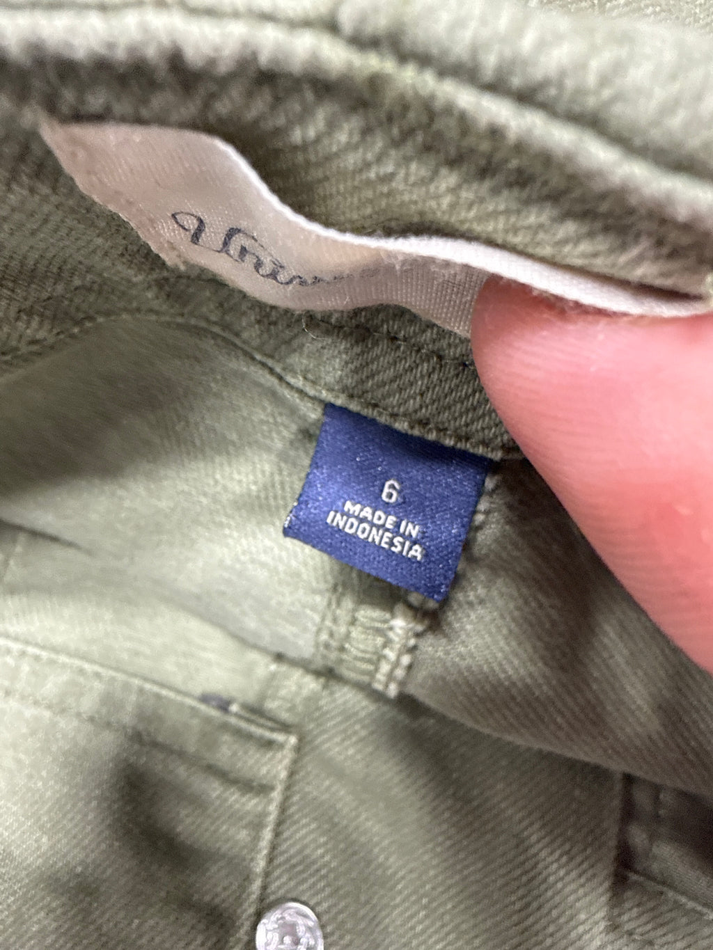 Women's Mid-Rise Straight Leg Cargo Pants - Universal Thread Green 6