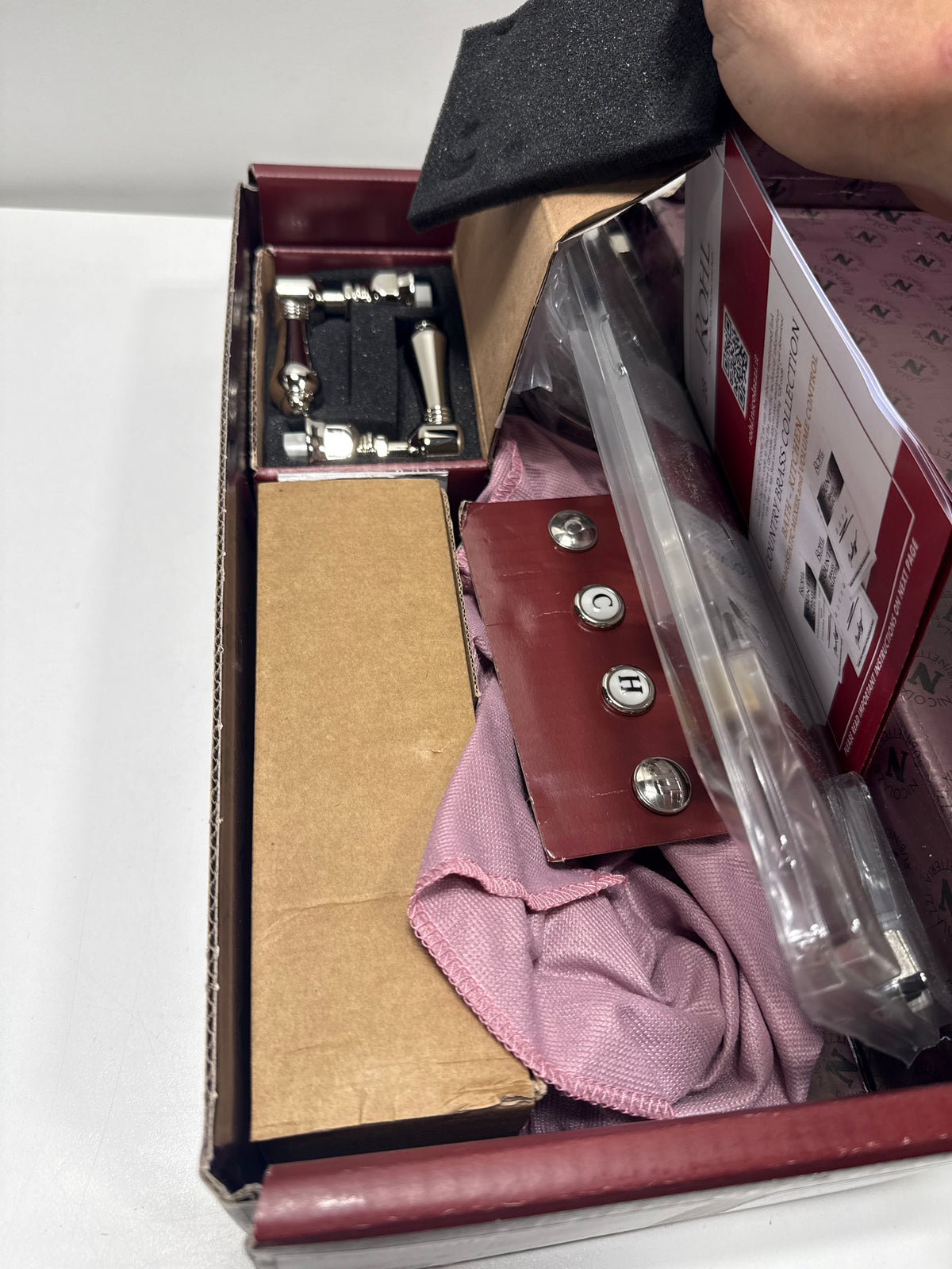 Rohl A1408LMPN-2 Rohl C Spout Widespread Bath Faucet A1408LMPN-2 Polished Nickel