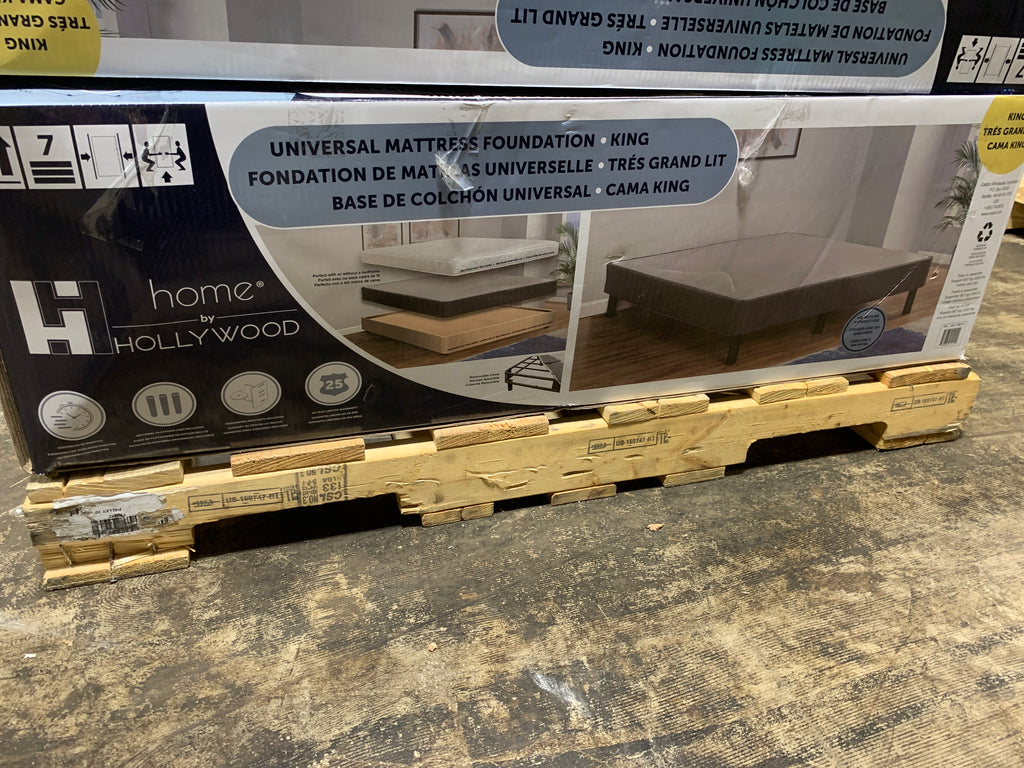 EnForce 7’’ Metal Box Spring with Headboard Bracket and Legs - King - *Furniture & Organization