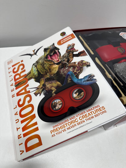 Abacus Brands Dino Dig Interactive Learning Science Kit for Kids with VR Goggles