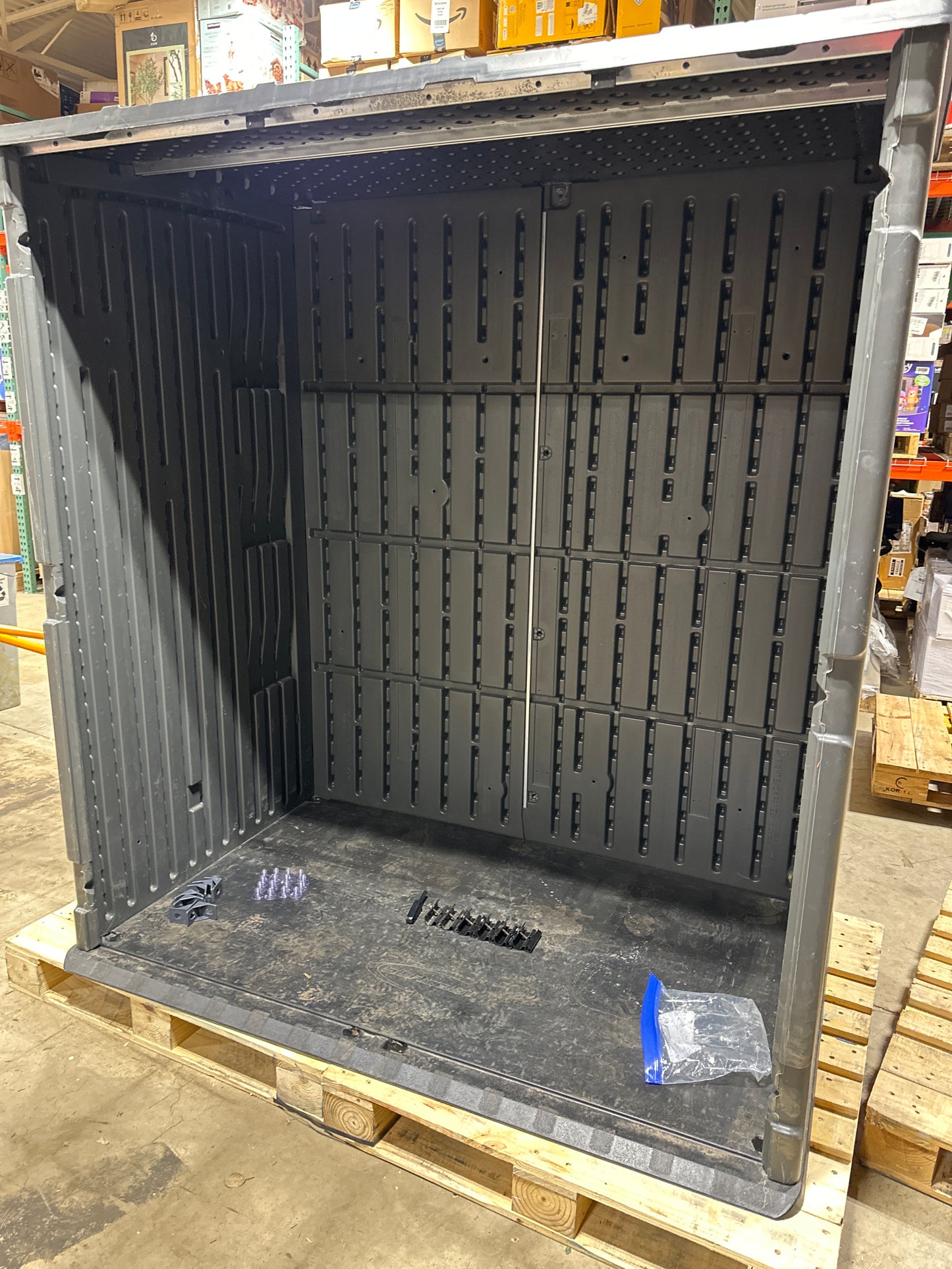 Used Suncast 6' x 4' Vertical Shed Brown