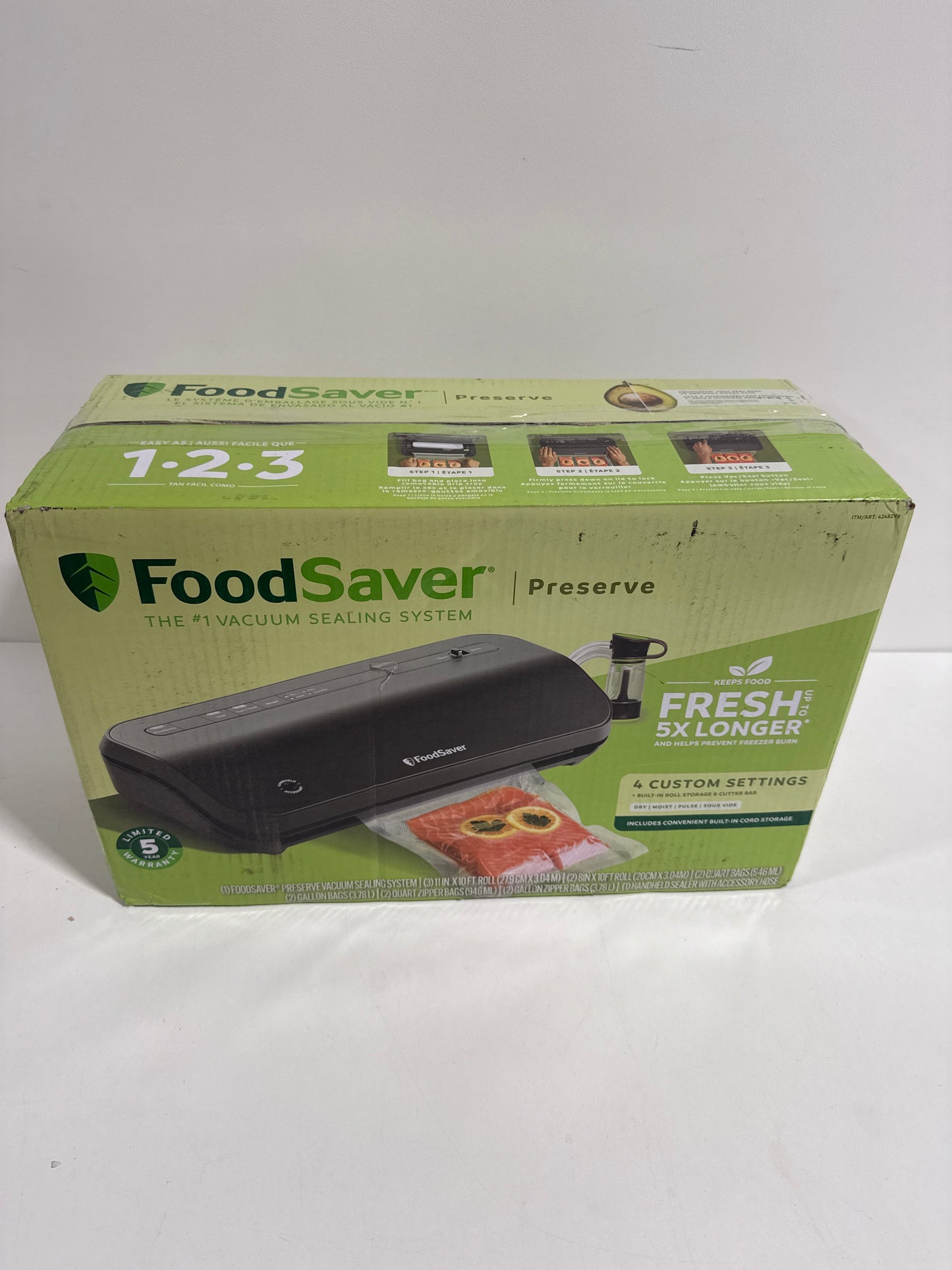 FoodSaver VS2280 Preserve Vacuum Sealing System Starter Kit W/ Handheld Sealer
