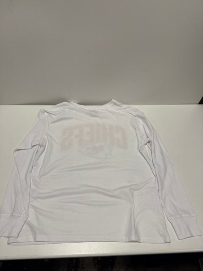 NFL Kansas City Chiefs Women's White Long Sleeve T-Shirt