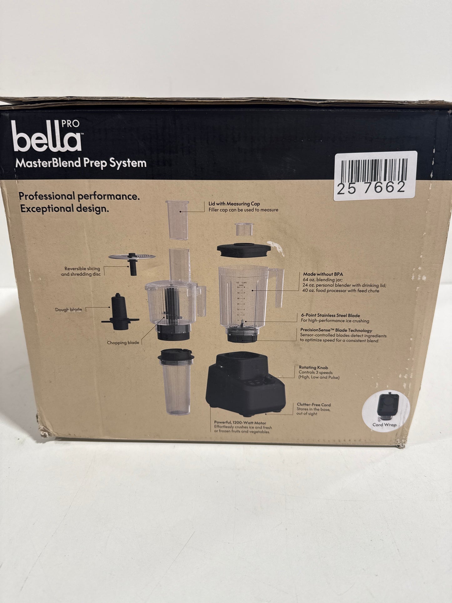 Lightly Used Pro Bella MasterBlend Prep System - Black Wash