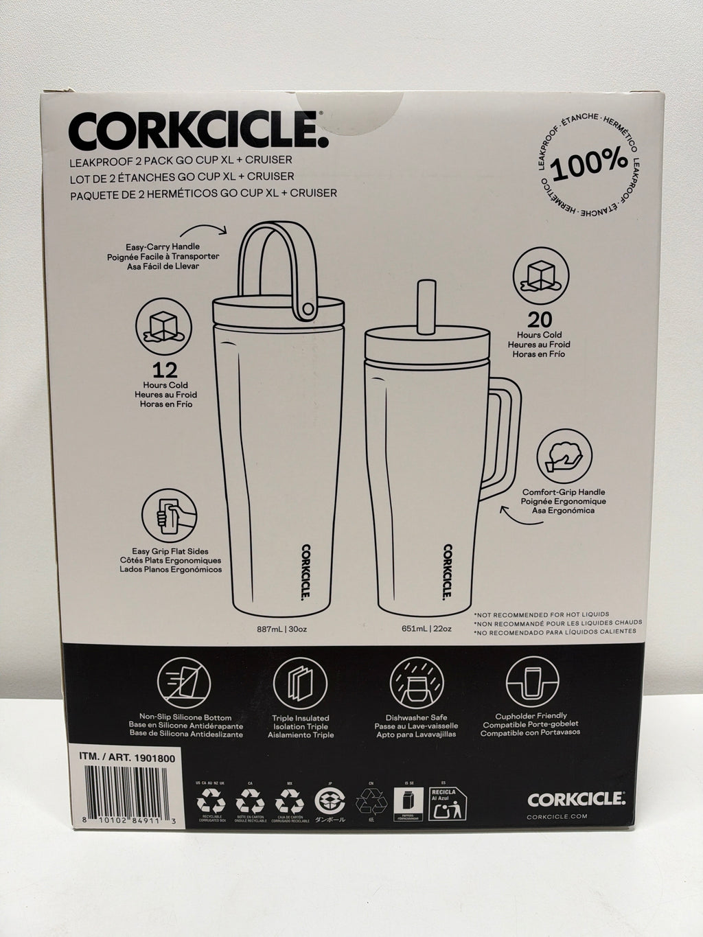 Corkcicle Cruiser and Go Cup 2-Pack