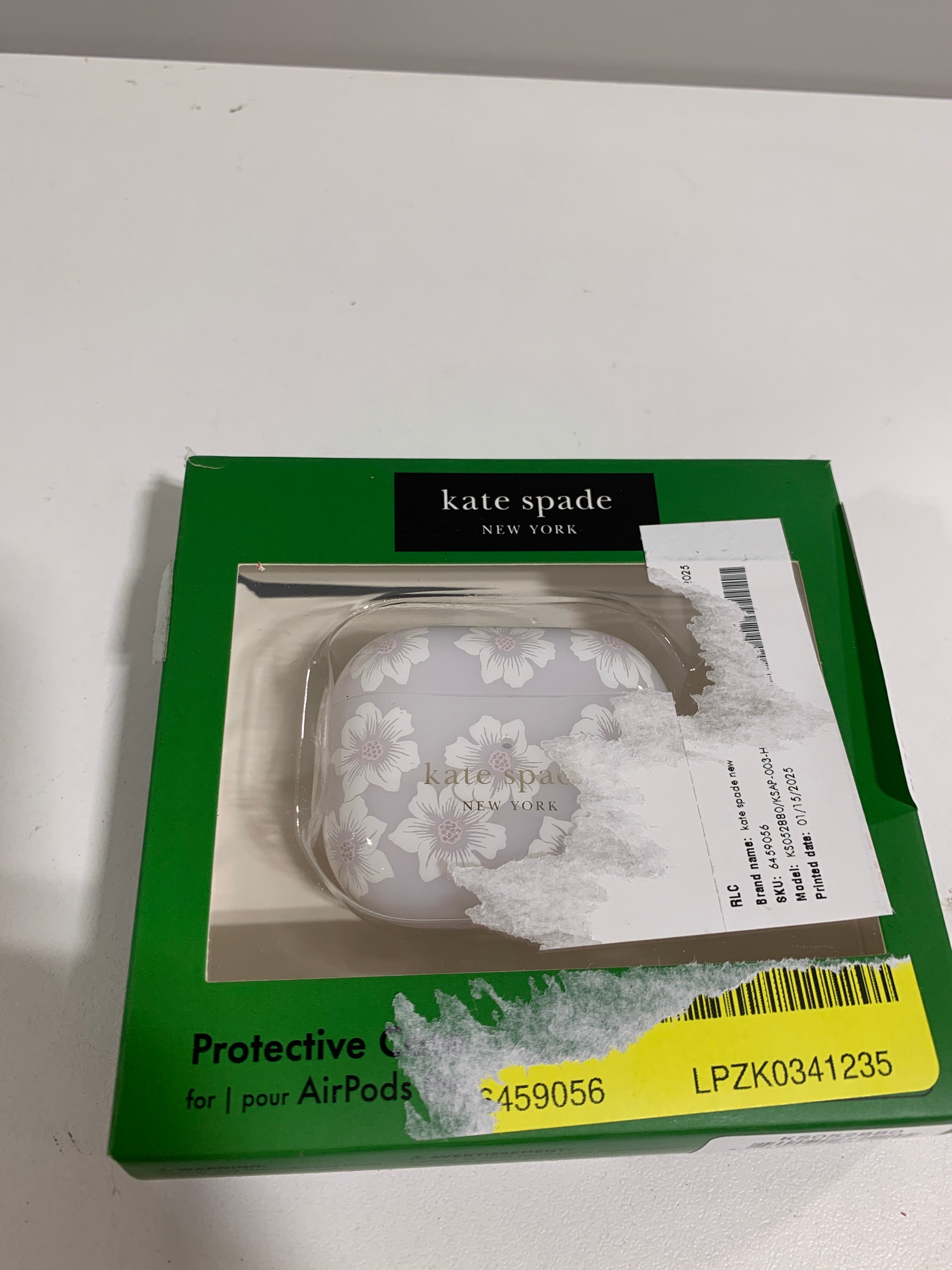 kate spade new york - Protective AirPods (3rd Generation) Case - Hollyhock - *Headphones & Tech Accessories