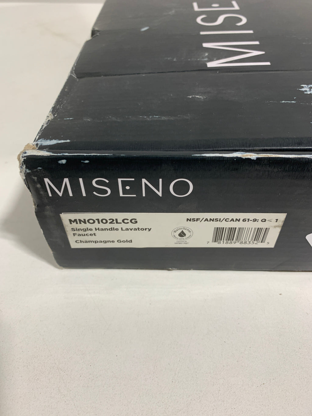 Miseno MNO102L Mia Single Hole Bathroom Faucet - Includes Push-Pop Drain Assembly - *Plumbing