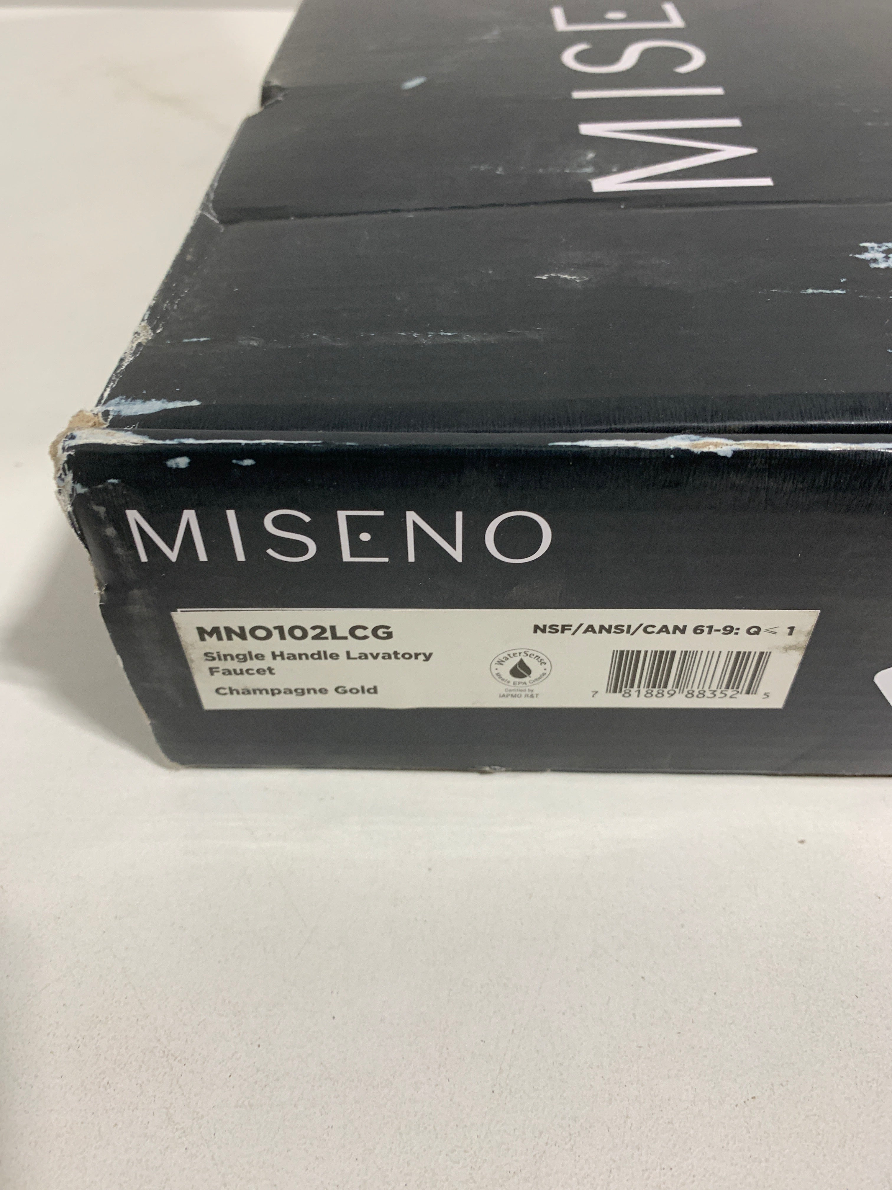 Miseno MNO102L Mia Single Hole Bathroom Faucet - Includes Push-Pop Drain Assembly - *Plumbing