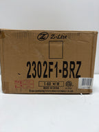 Z-Lite Harley 5 Inch 1 Light Flush Mount Harley - 2302F1-BRZ - Modern Contemporary