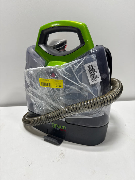 Used BISSELL - Little Green ProHeat Corded Handheld Deep Cleaner - Titanium with Chacha Lime Accents