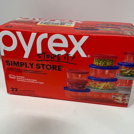 Pyrex 18pc Glass Food Storage Container Set