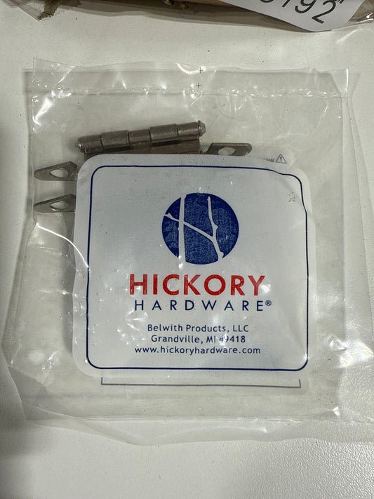 Lot of 10 Hickory Hardware P139 Partial Overlay Traditional Cabinet Door Hinge (Package of 2)