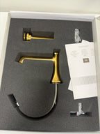 DXV D35170810 Belshire Low Spout Widespread - Less Handles Satin Brass Faucet