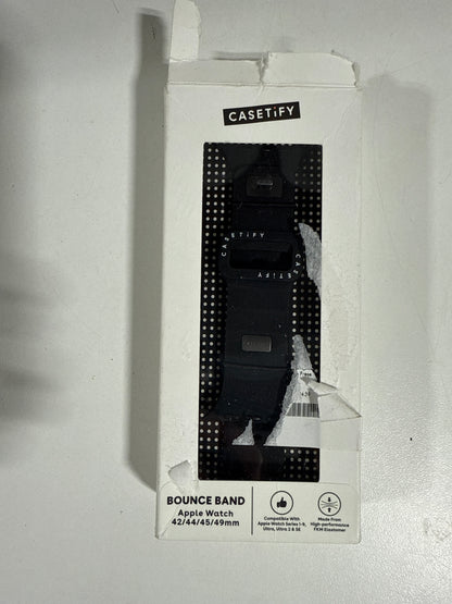 CASETiFY - Bounce Band for Apple Watch 42mm, 44mm, 45mm and Apple Watch Ultra 49mm (All Series) - Black