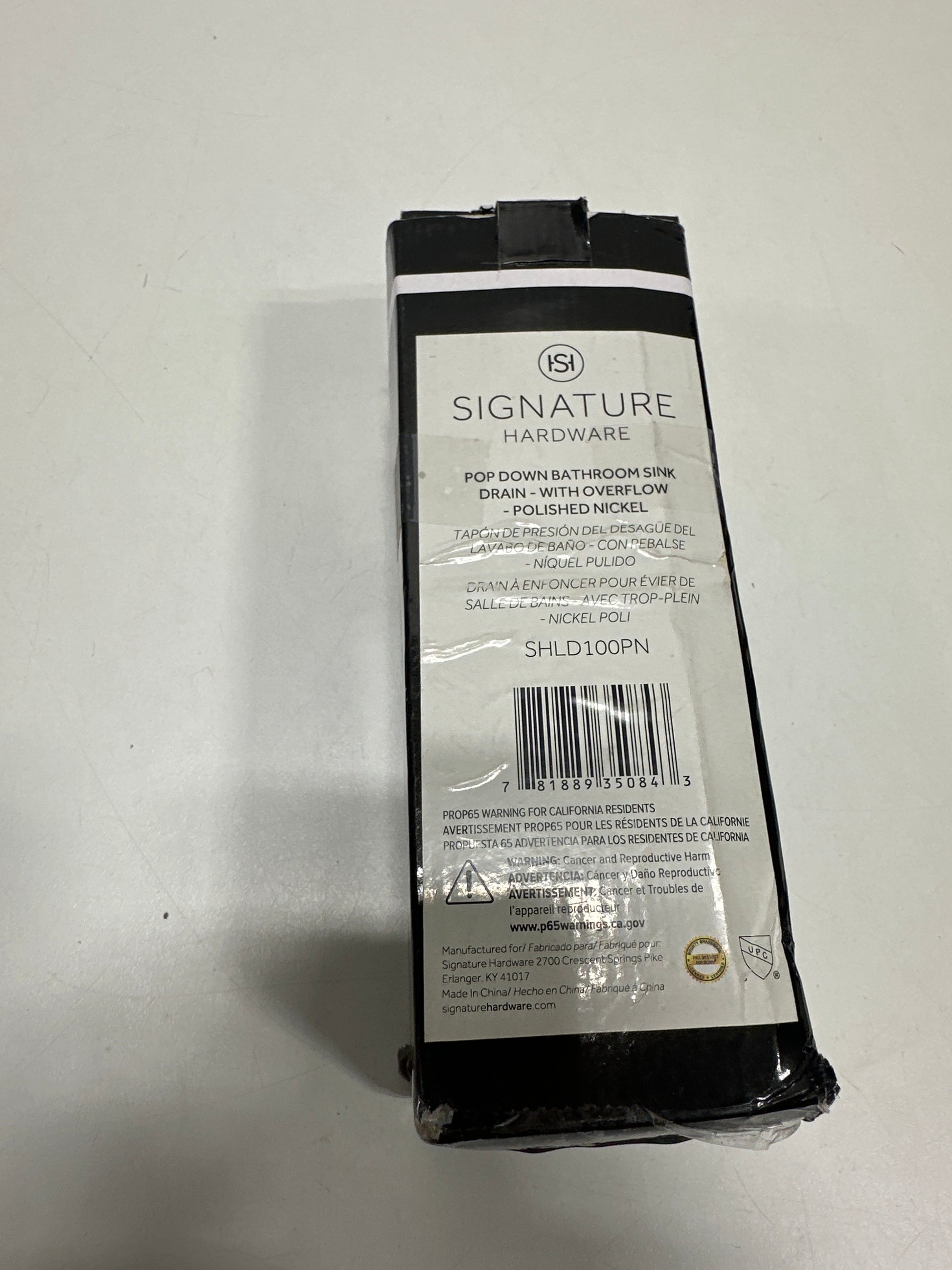 Signature Hardware 450558 1-1/4’’ Pop-Up Drain Assembly - Polished Nickel - *Plumbing