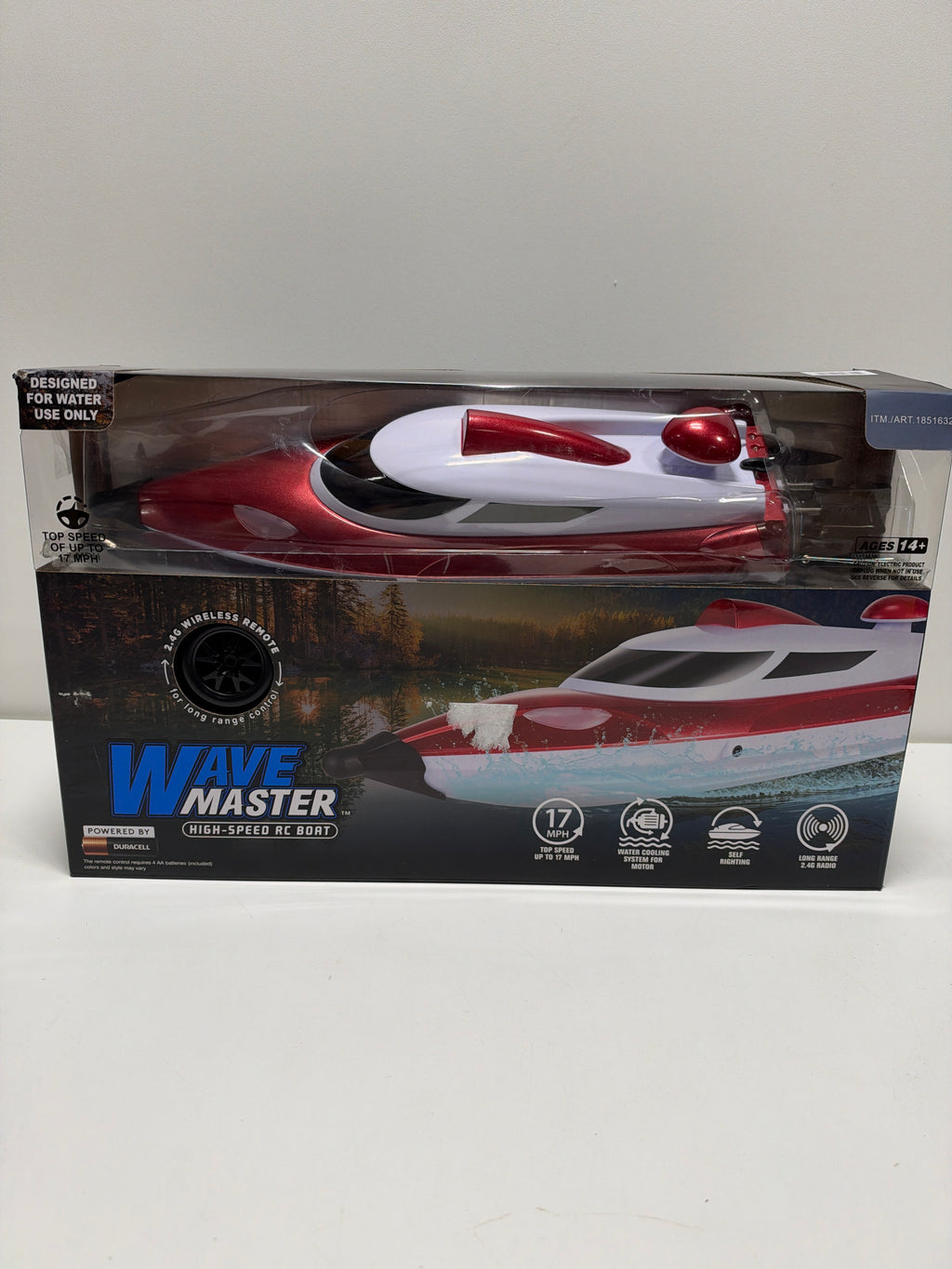 Amax Wave Master High Speed RC Boat Blue