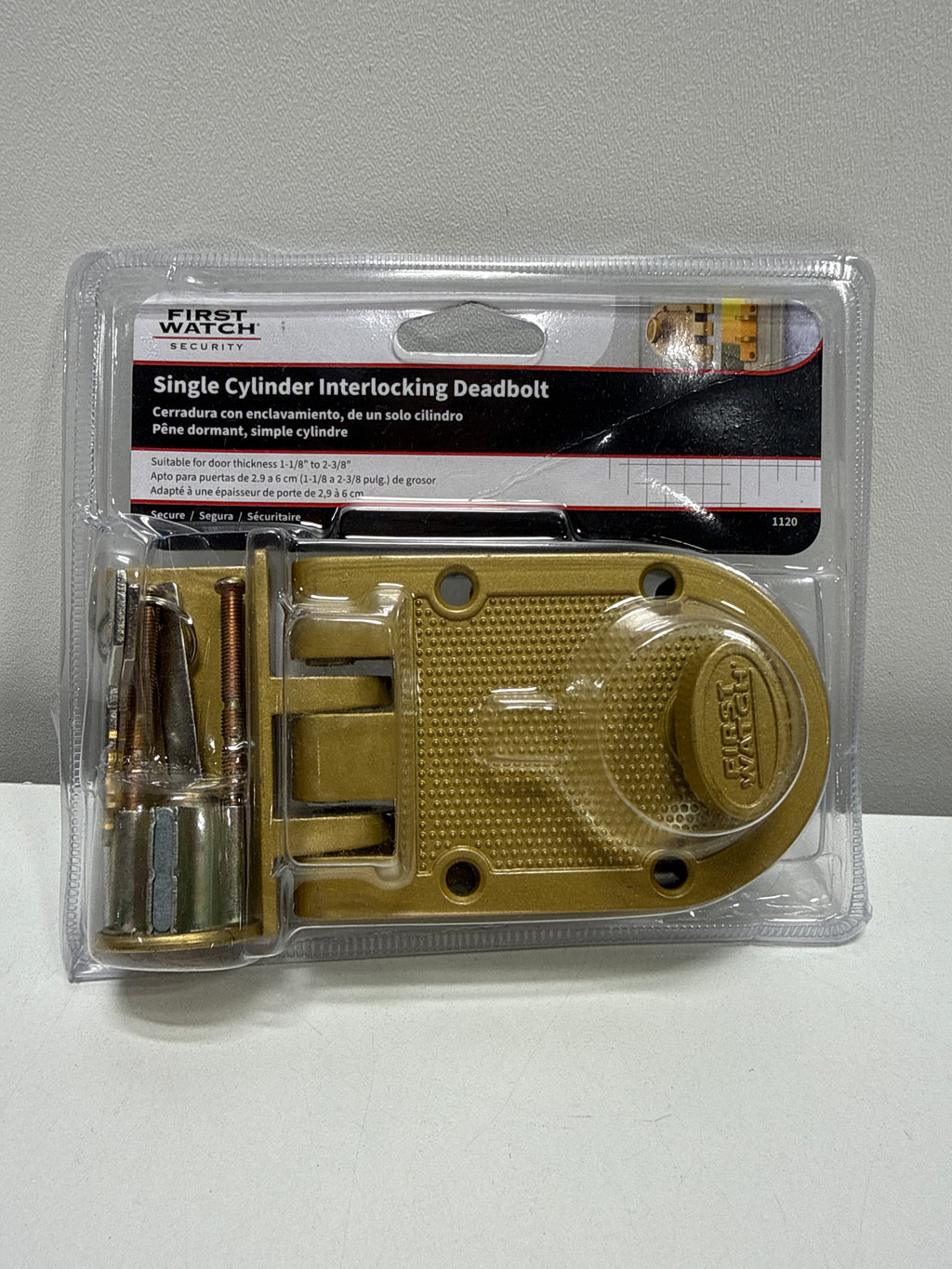 Belwith Products 1120 Single Cylinder Interlocking Deadbolt