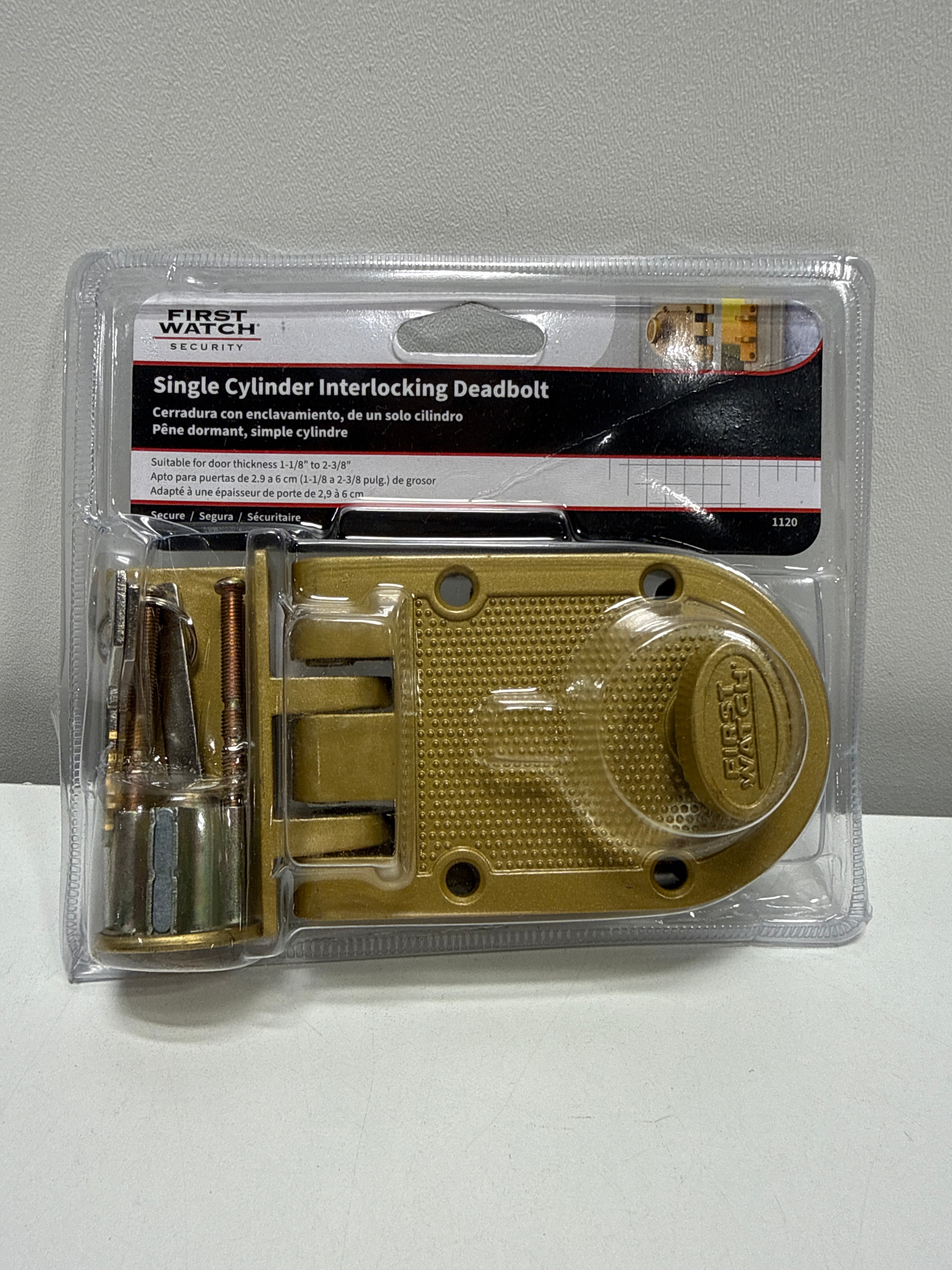 Belwith Products 1120 Single Cylinder Interlocking Deadbolt