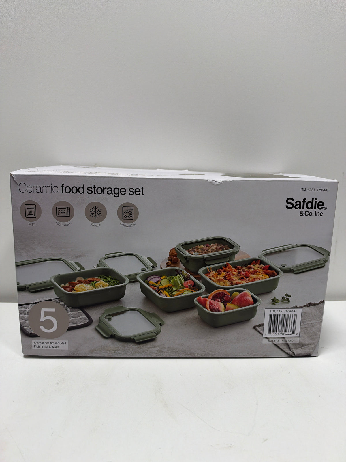See Desc Safdie & Co. 9-piece Ceramic Food Storage Set