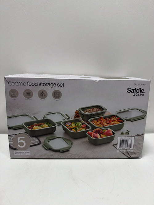 See Desc Safdie & Co. 9-piece Ceramic Food Storage Set