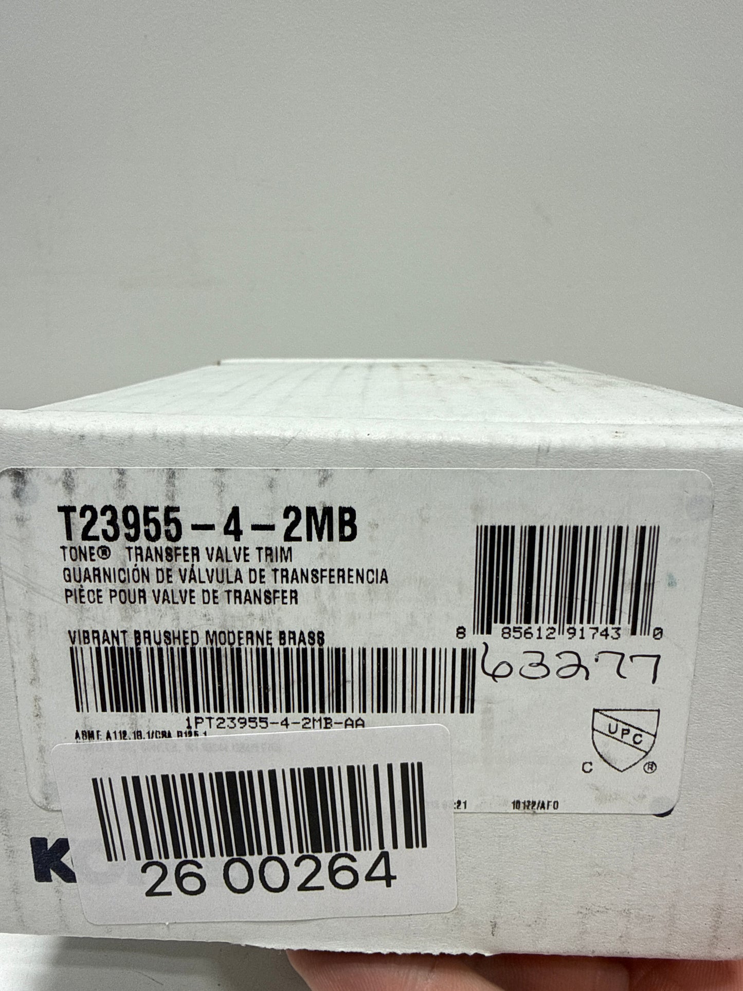 Scratch KOHLER K-T23955-4 Tone MasterShower Transfer Valve Trim