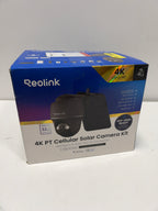 Reolink - Go Series G440 4K 8MP Solar Outdoor Wireless 4G LTE Pan Tilt Security Camera with SIM Card