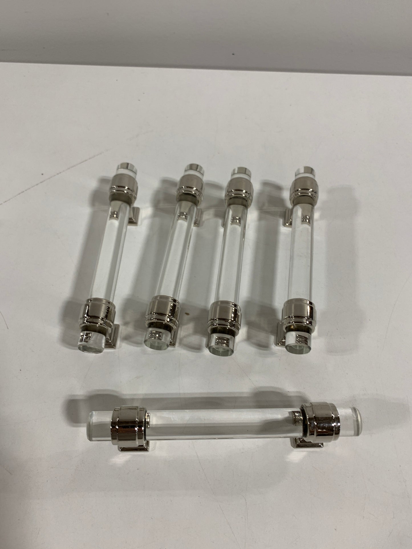 Amerock BP36654CPN Glacio Cabinet Pull 3-3/4 Bright Nickel