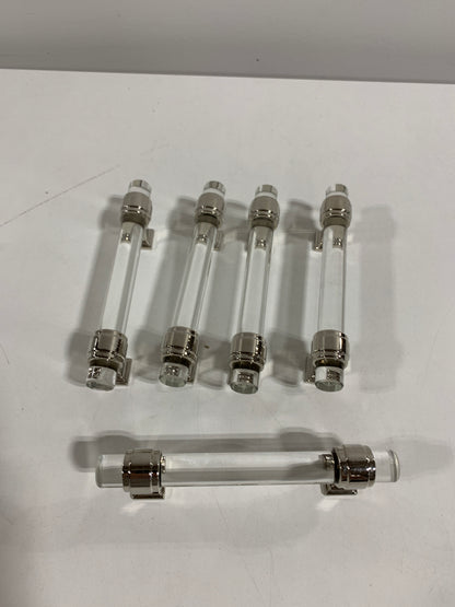 Amerock BP36654CPN Glacio Cabinet Pull 3-3/4 Bright Nickel