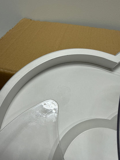 See Desc 20 in. Indoor Low Profile Integrated LED White Kids Standard Flush Mount Ceiling Fan Light with Reversible Motor Remote