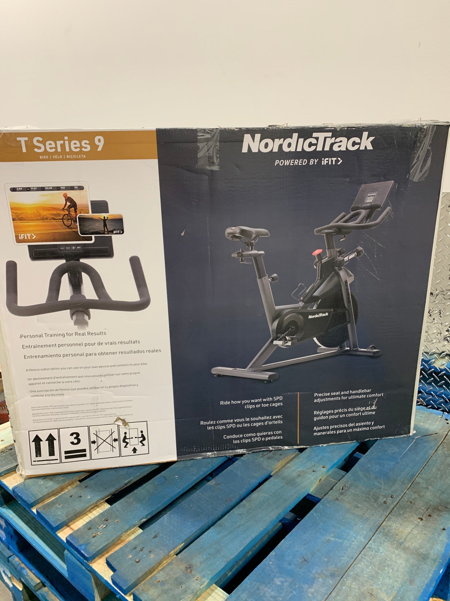 See Desc NordicTrack T Series 9 Exercise Bike