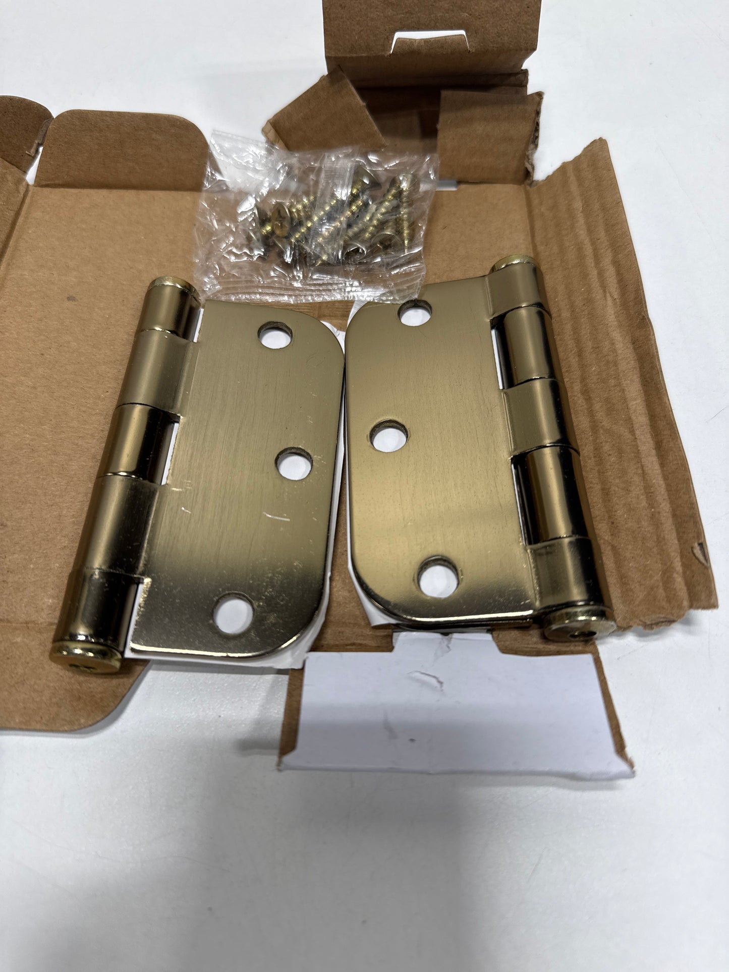 2 x  Emtek 92033 3-1/2" x 3-1/2" Plated Steel Heavy Duty 5/8" Radius Round Corner Pla, French Antique