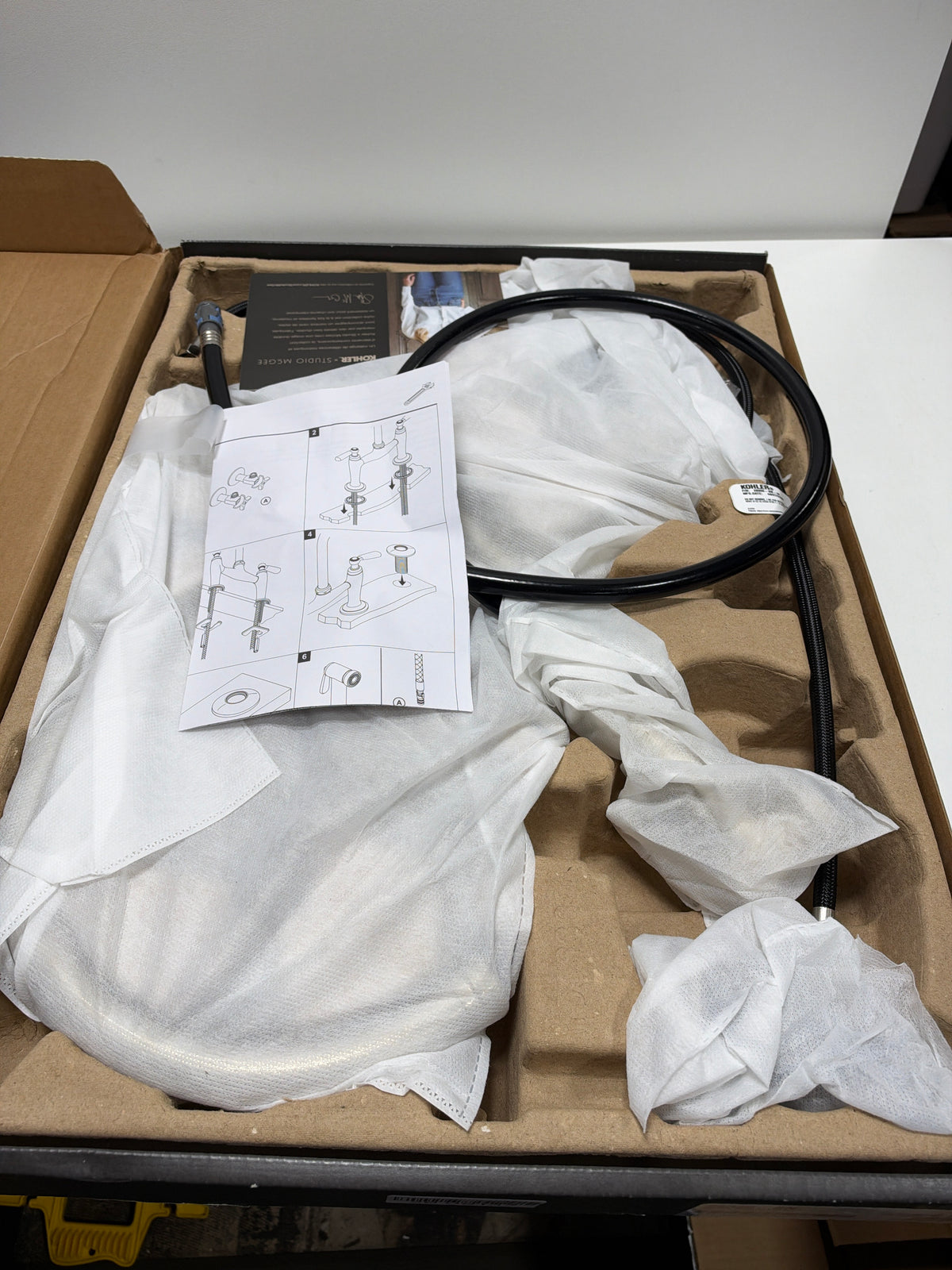 Kohler Edalyn by Studio McGee Two-Hole Bridge Kitchen Sink Faucet   K-28356-SN