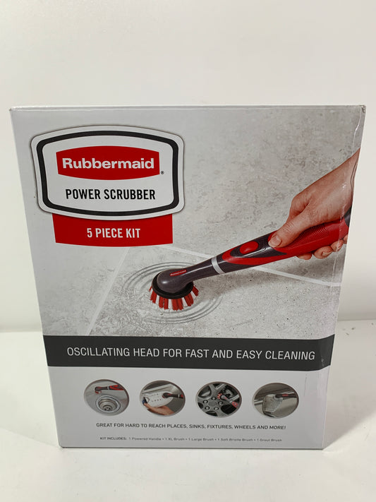 Rubbermaid Power Scrubber 5-piece Kit