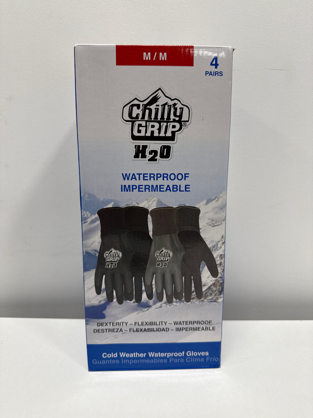 Chilly Grip Winter Work Gloves 4 Pack