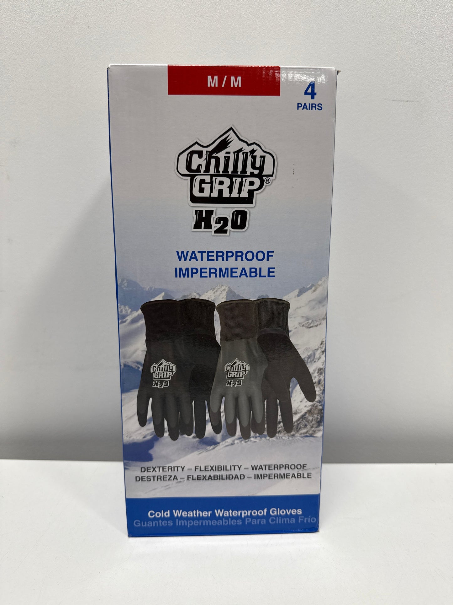 Chilly Grip Winter Work Gloves 4 Pack