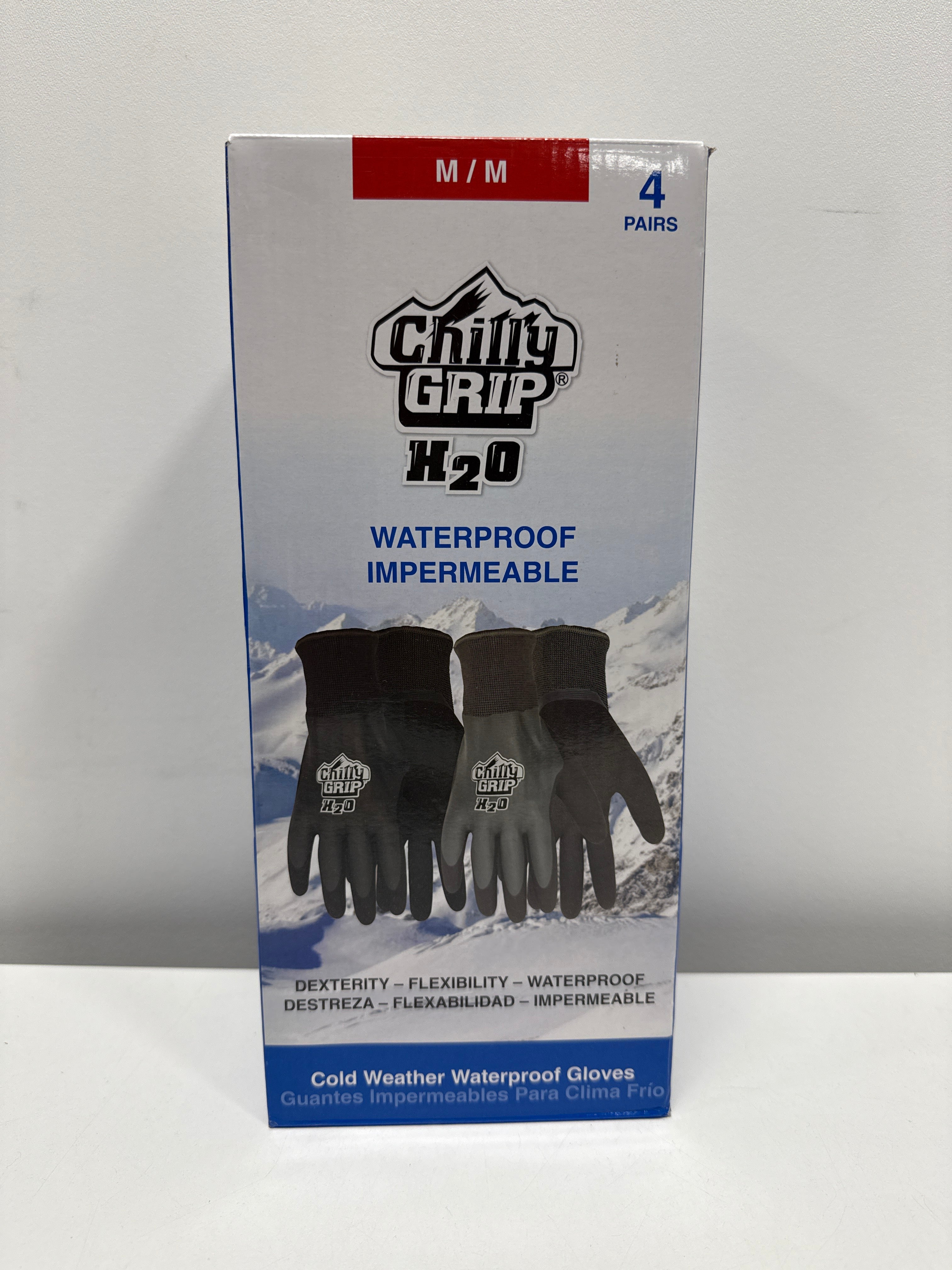 Chilly Grip Winter Work Gloves 4 Pack