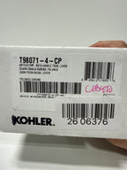 Kohler T98071-4-CP Artifacts® Deck-Mount Bath Faucet Handle Trim with Lever Design, Polished Chrome