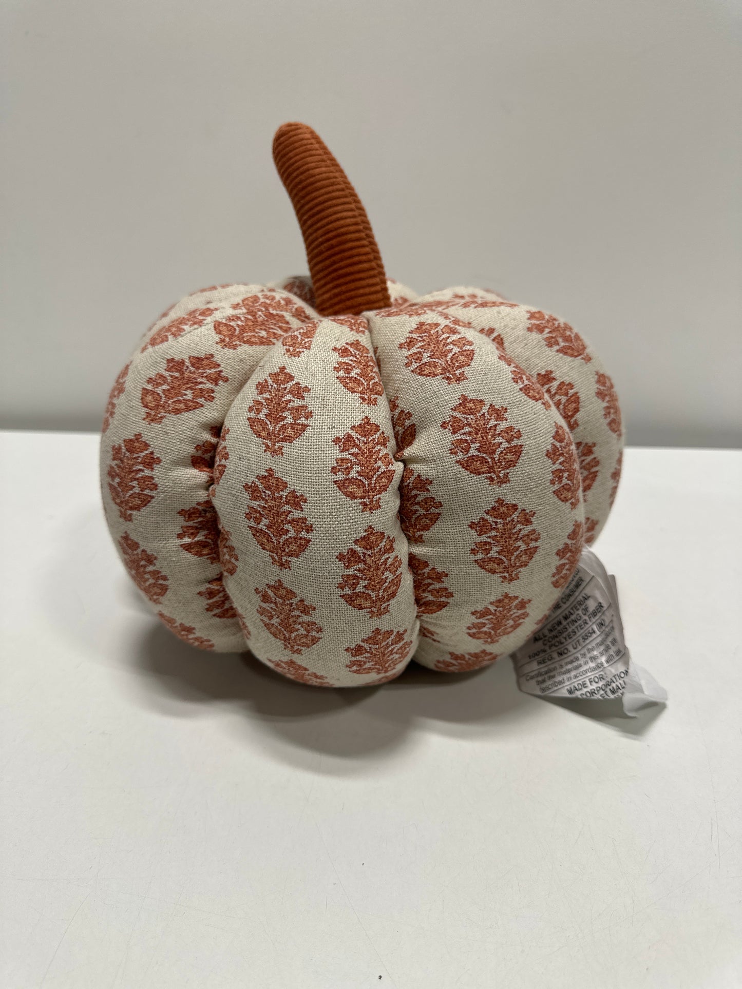 Block Print Shaped Pumpkin Throw Pillow Orange - Threshold™