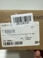 EMTEK Passage Set w/Matching Finish #1 Rosette and Cimarron Lever - Choice of Left of Right Handing - Available in 3 Finishes - 7108CRLHMB - Left Handed (LH) - Medium Bronze Patina (MB)