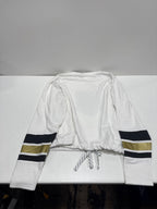 NHL Vegas Golden Knights Women's White Long Sleeve Fleece Crew Sweatshirt - L