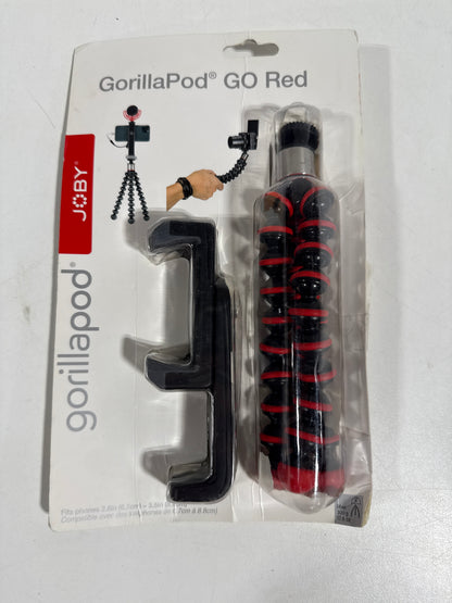 JOBY - GorillaPod GO Content Creator Tripod - Black/Red