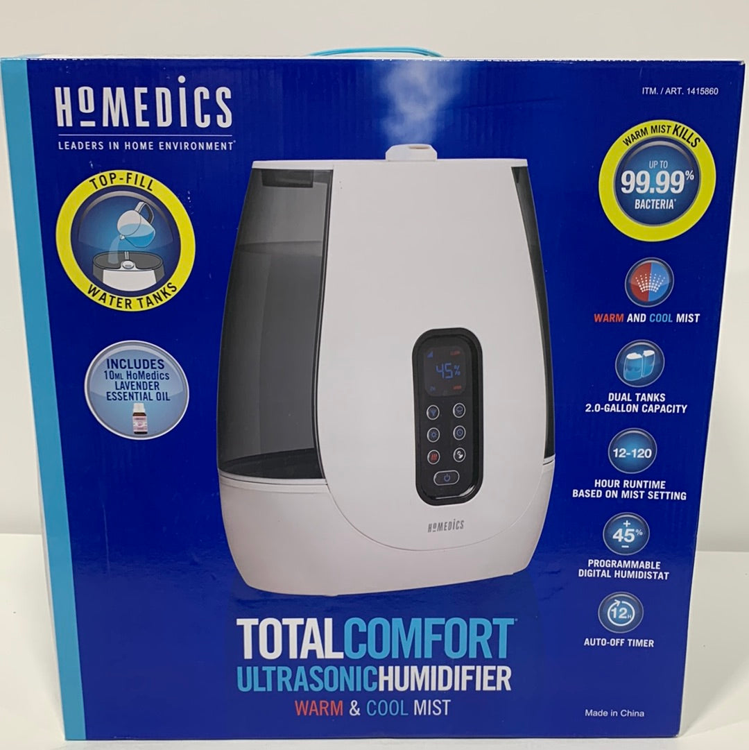 HoMedics Total Comfort Ultrasonic Humidifier Warm & Coo