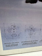 Kirkland Pop Up Snowman Family with LED Lights Set of 3 - *Christmas & Seasonal