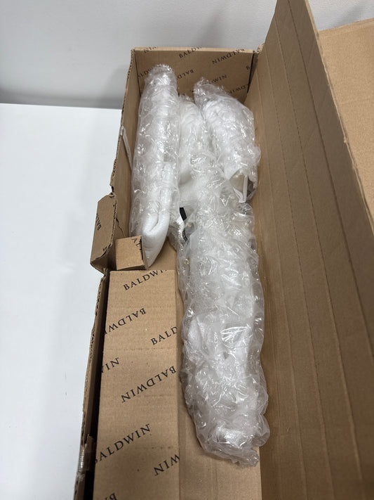 Baldwin 6950.LFD Kensington Left Hand Dummy Handleset Trim Set Lifetime Polished Brass