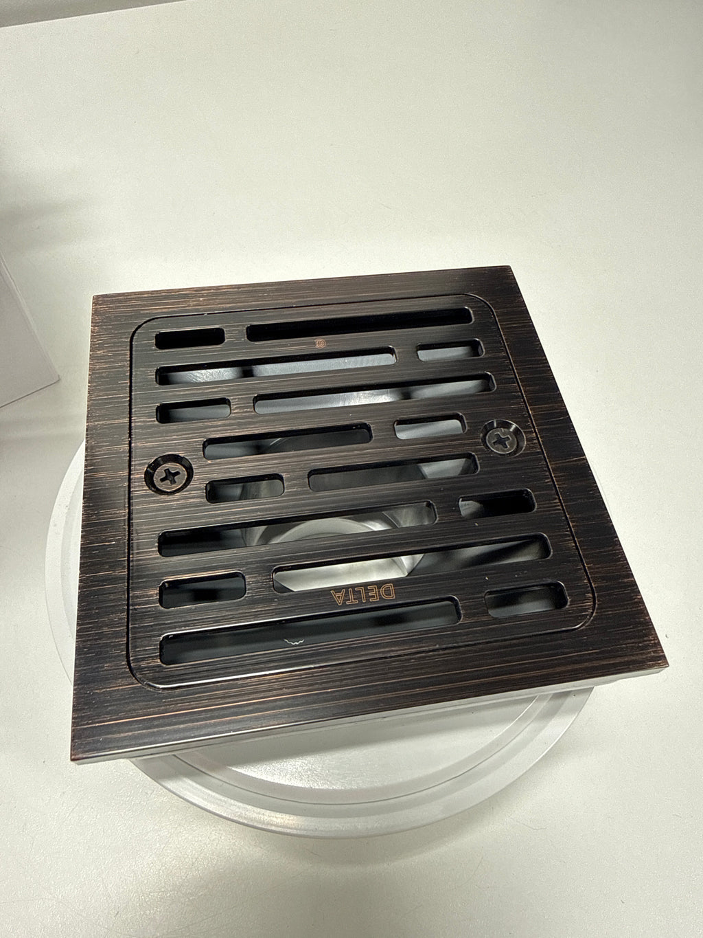 Delta DT062412 4" Tile-in Square Shower Drain Venetian Bronze